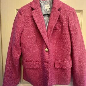 J crew pink blazer